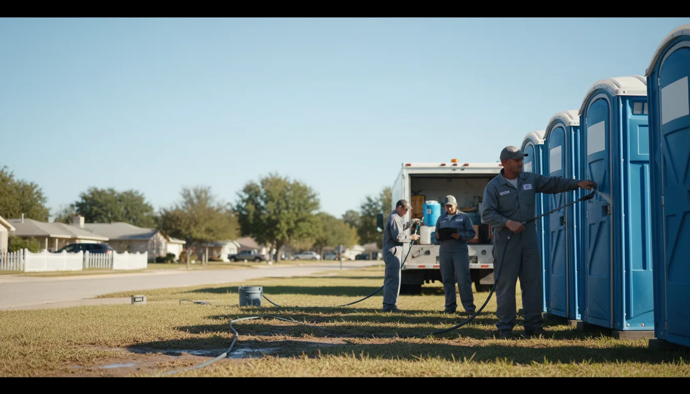 Long-Term Portable Toilet Rental in Irwinton, GA near me